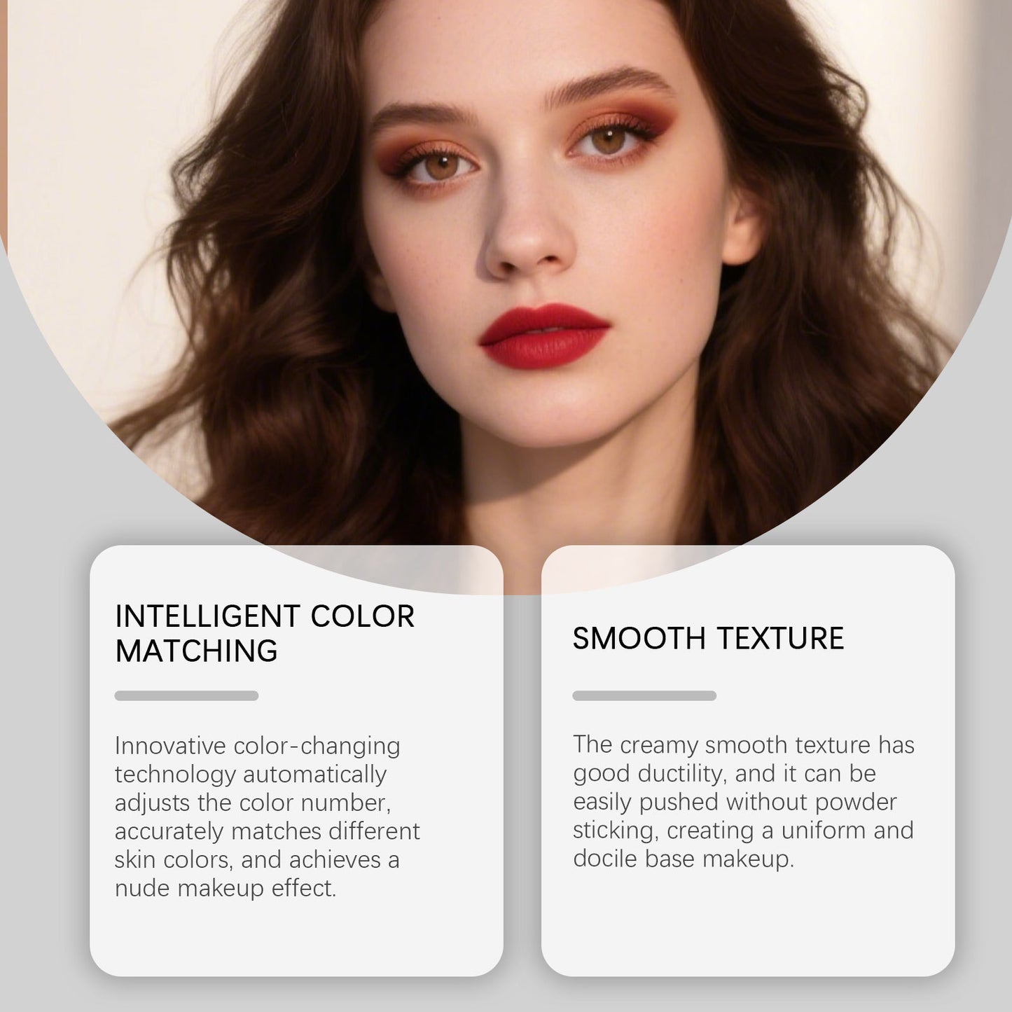 Zephoco Glass Skin Dual-Ended Foundation Stick with Brush