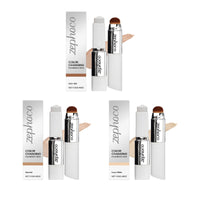 Zephoco Glass Skin Dual-Ended Foundation Stick with Brush